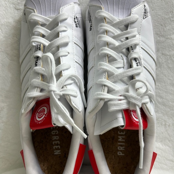 Adidas Originals Superstar Cloud White Vivid Red GV7672Men\'sRubber Shoes SzUS 13 main image 6